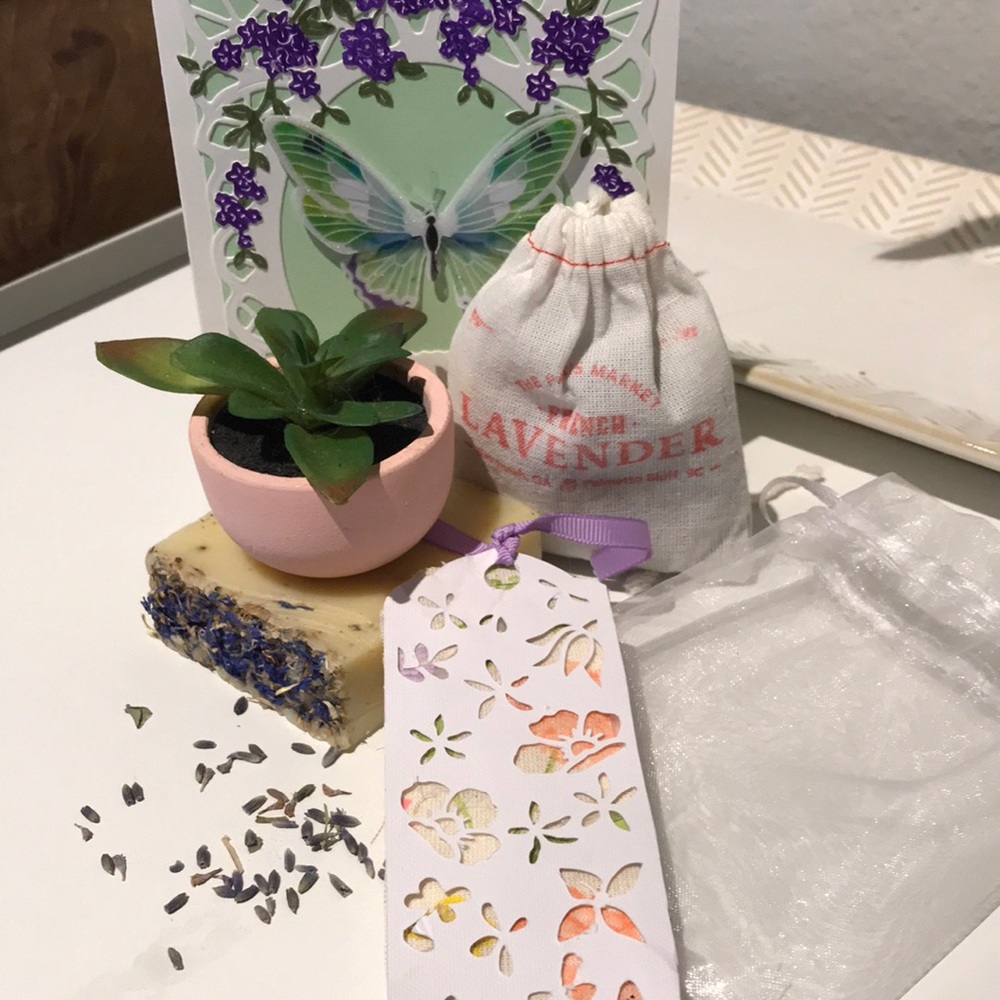 Soap N Bag Handmade Cards Bookmarks Lavender Fields Forever